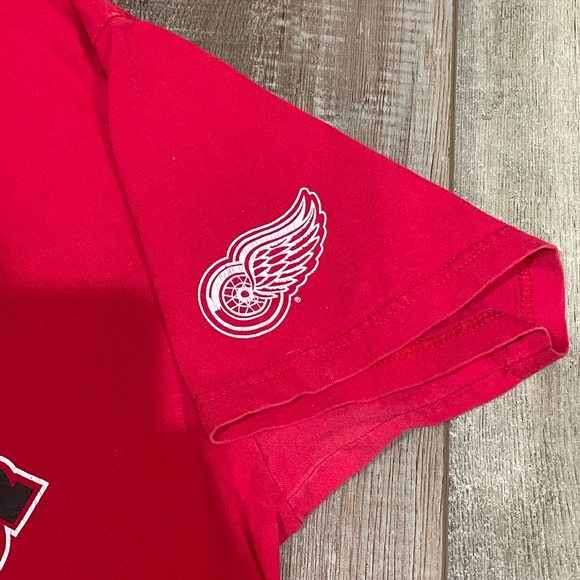 Vintage 90s Detroit Red Wings Lee Total Cotton T-shirt - Picture 4 of 5